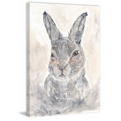 Misty Rabbit' by Thimble Sparrow Painting Print on Wrapped Canvas -  Marmont Hill, MH-THISPA-19-C-18