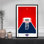 " Minimalist 2019 World Series Trophy " Graphic Art Print