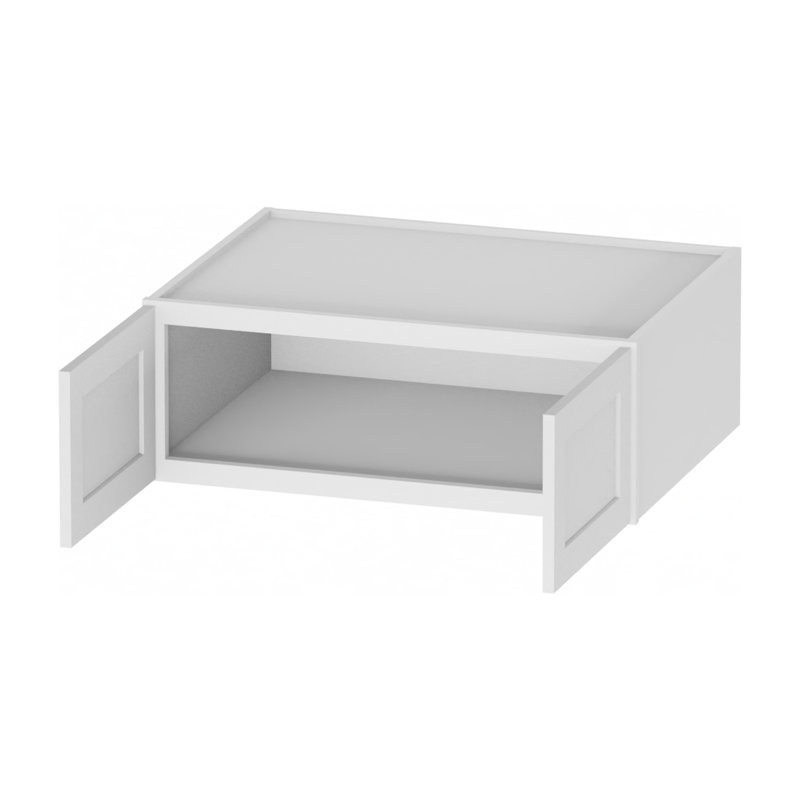 Meuble de four en contreplaqué à monter soi-même Kindwood Eco Shaker, largeur 33 po, blanc, 33 x 84, Blanc