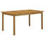 Ensemble de salle à manger rectangulaire pour 8 personnes avec coussins 78,7 "Jacque-1769121365