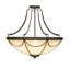 Luminaire suspendu unique à 6 lumières Carousel