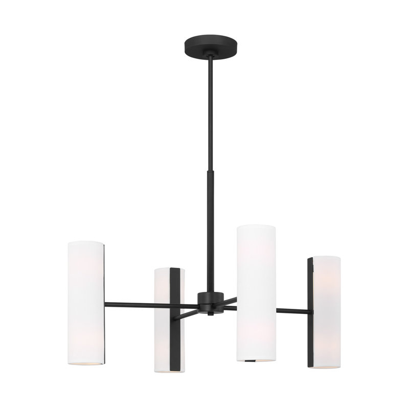 Lustre 8 lumières Capalino, Nuit noire, H 19,625 po x l 30 po x P 30 po