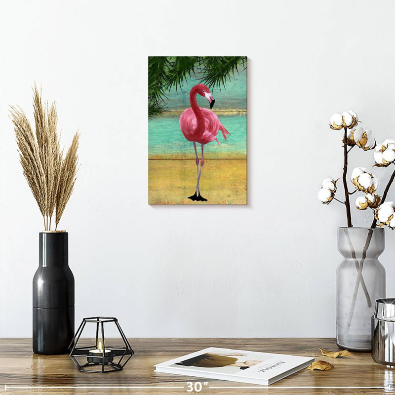 Brampt Flamingo Frame I, 12" H x 8" W