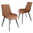 Monkstown Faux Leather Upholstered Modern Dining Chair Side Chair with Carbon Steel Legs-902050163