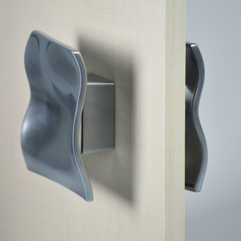 Poignée de porte aqua di zen, Chrome brossé