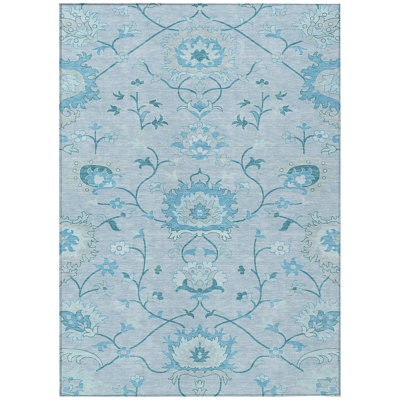 Machine Washable Indoor/Outdoor Chantille ACN2291 Global Rug