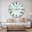 Horloge murale style bord de mer teinte bleu pâle III-57905532