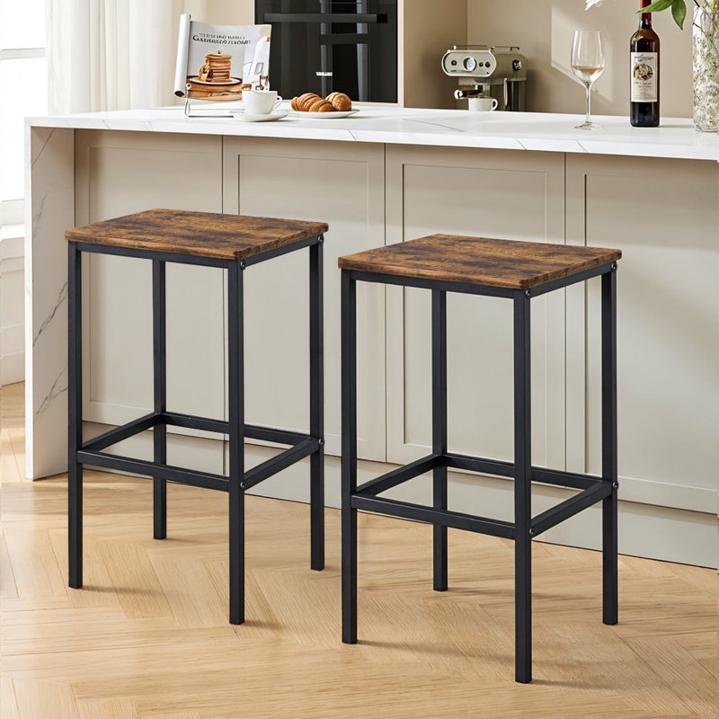 Counter Stool with Metal Frame