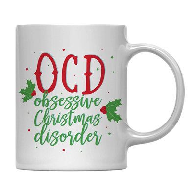 Grande tasse à café en trouble de noël ocd obsessive Ruth