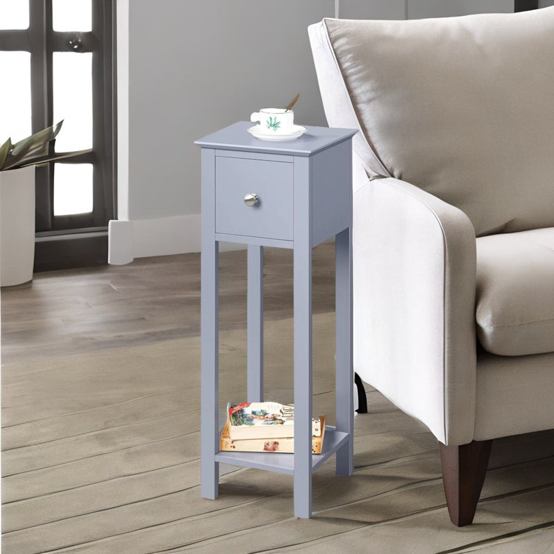 Aneesia 25cm W Manufactured Wood Bedside Table