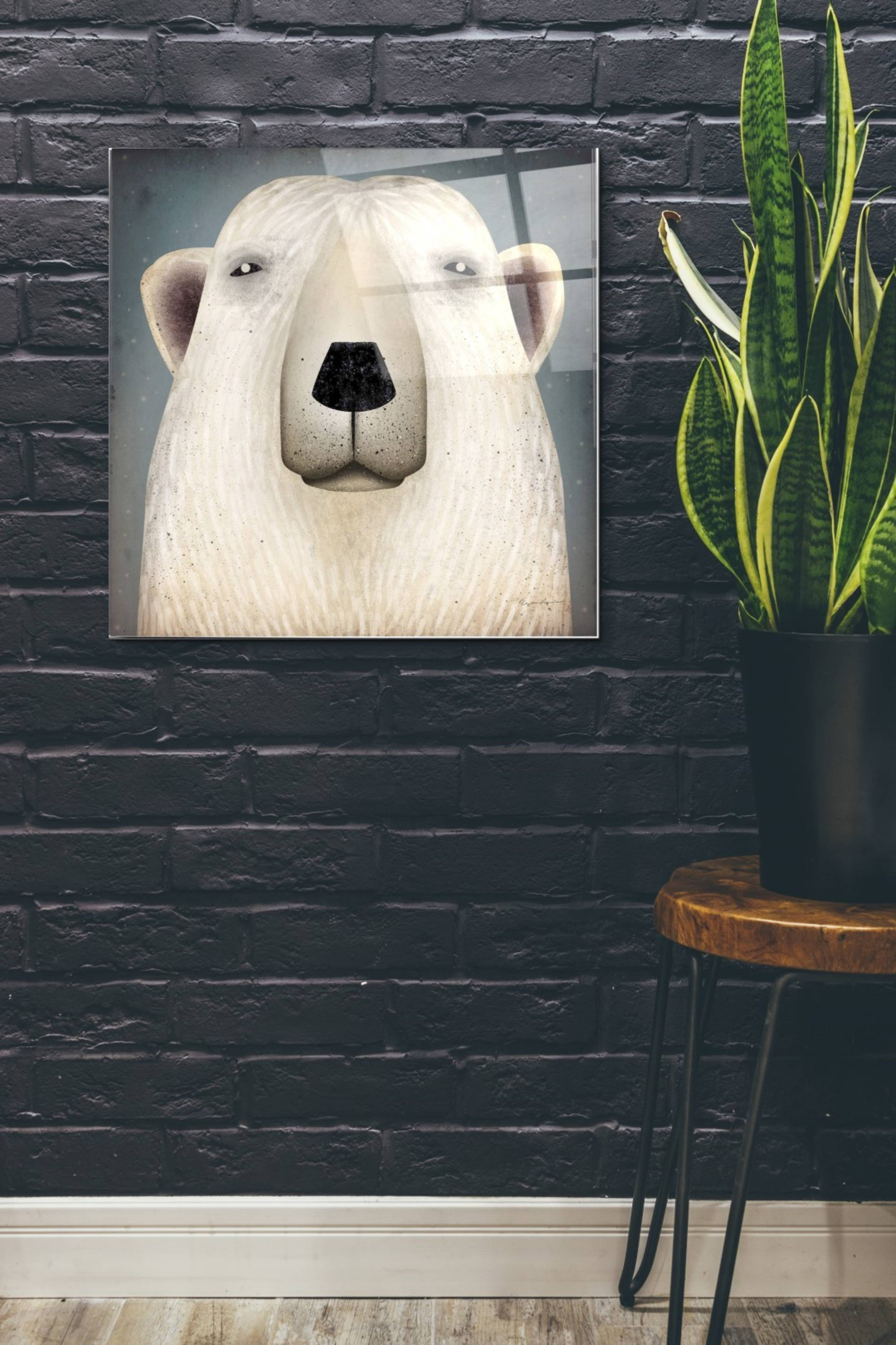 Trinx 'Polar Bear Wow' By Ryan Fowler, Acrylic Glass Wall Art - Wayfair ...