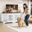 74.8” Dog Crate Furniture for 2 Dogs