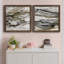 Marbré or I - ensemble de 2 peintures sur toile encadrées-457518273-457518274