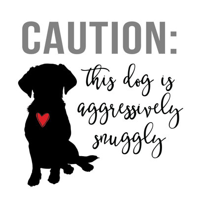 Aggressively Snuggly - Wrapped Canvas Print