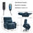 Upholstered Heated Massage Chair-655180128