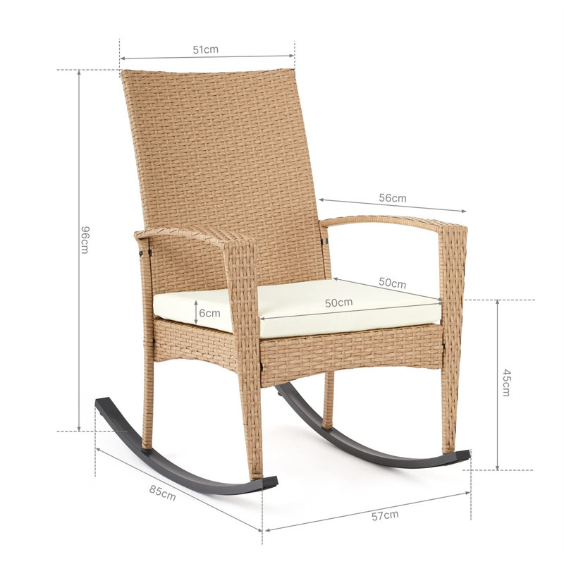 Eddyson Wicker Outdoor Chair