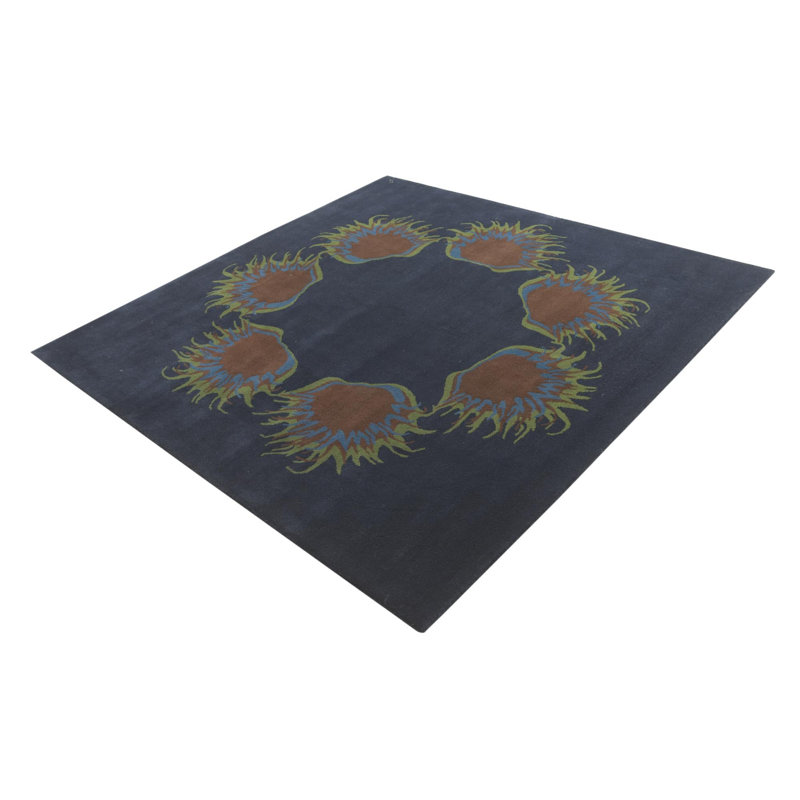 Tapis carré bleu marine Odenton