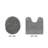 Makaylynn Premium 100% Cotton 2 Piece Bath Rug Sets with Non-Slip Backing, Machine Washable, Luxurious Solid Pattern Super Absorbent & Tufted Weave Bath Mat for Bathroom, Shower, and Tub-97762379-122439403