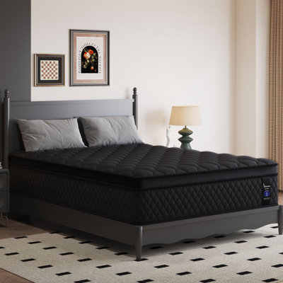 14'' Medium Hybrid Mattress with Cooling Gel Memory Foam Pocket Springs Bed-in-a-Box