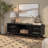 Solid wood Mid Century Modern TV Stand, 2 Door w/ Middle Shelf  (1495 x 406 x 482mm / 59 x 16 x 19in)-580556944