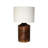 Lampe de table en bois massif Millerville