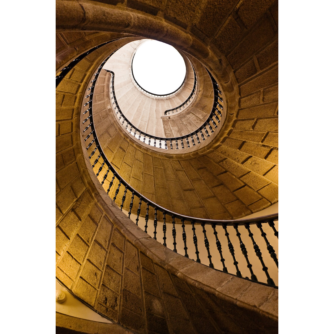 Spiral Stairway - Kunstdrucke auf Leinwand