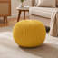 Pouf rond en coton Bordeaux-1242500596