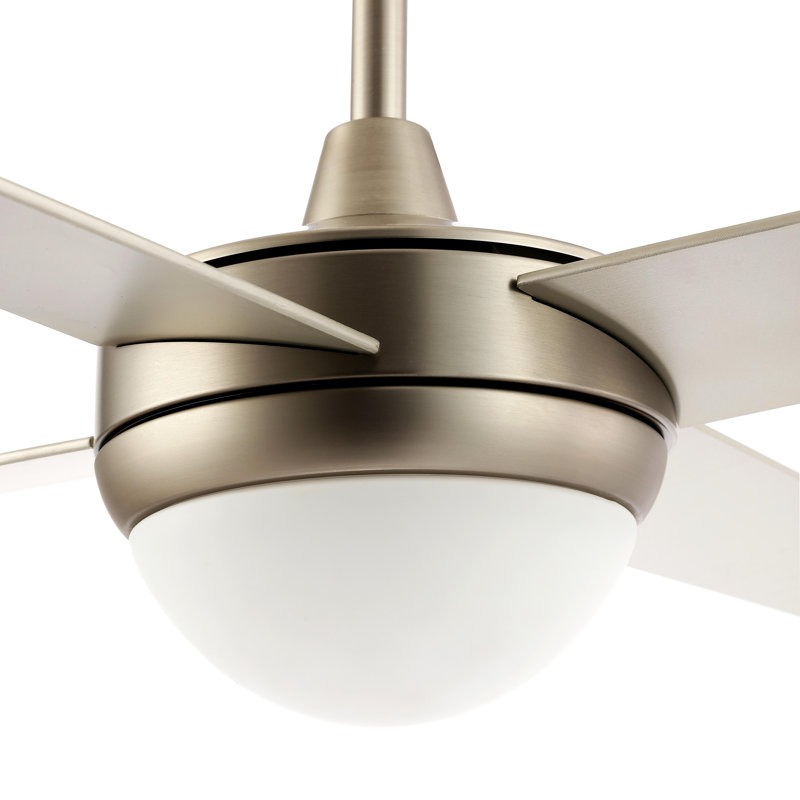 52" Haymond 4 - Blade Reversible LED Ceiling Fan with Remote Control and Light Kit