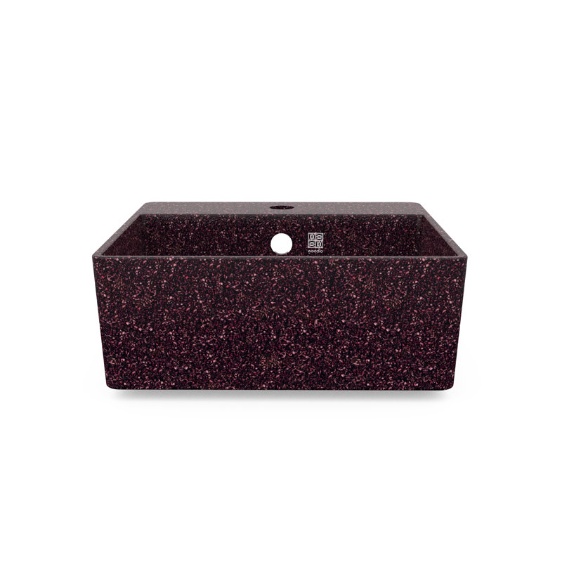 Cube40 15.75'' L Bathroom Sink, Berry