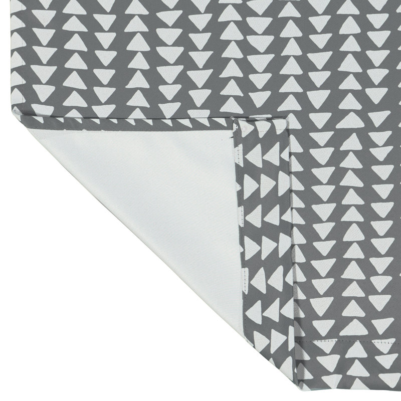 Naya Blackout Curtain Single Panel, 37" W x 95" L, Gray