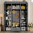 85.2''H 3-In-1 Hall Tree With Bench And Drawer, Modern Entryway Bench With 3 Hooks And Adjustable Shelves, Farmhouse Mudroom Entryway Coat Rack With Multiple Storage Space For Hallway, Entryway, Living Room, Black-114295590