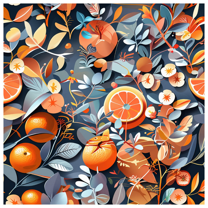 Rideaux oranges, voilages et voilages à motif floral - 1 panneau, 50 po x 92 po - 1 panneau, Transparent
