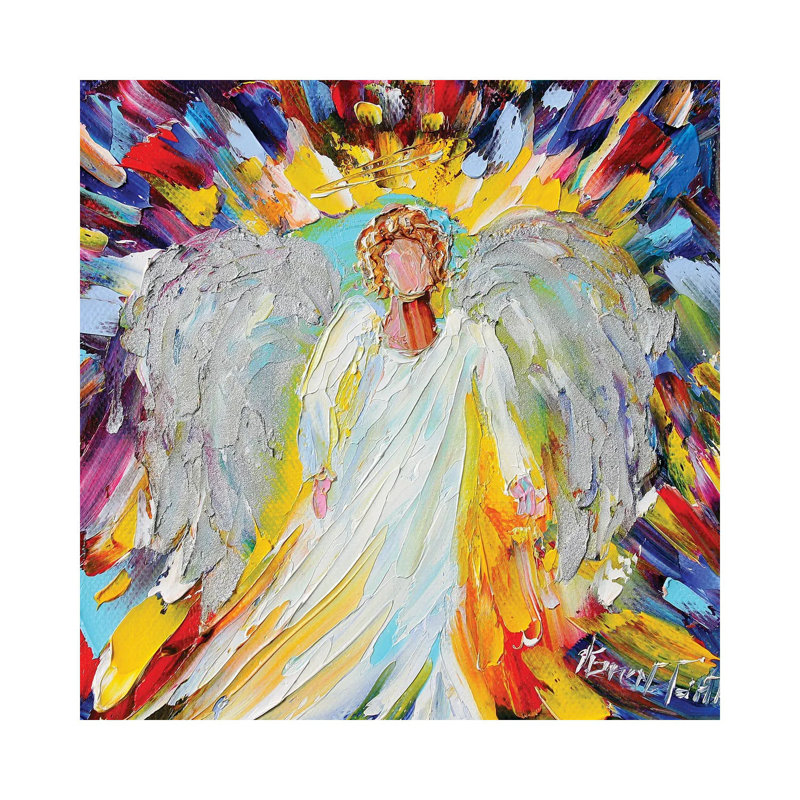 Grandma Angel by Karen Tarlton - Wrapped Canvas Painting, 30.48 cm H x 30.48 cm W