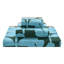 Wild Flower Blue Lagoon Cotton Towels-125355493-125355495