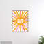 Bold Summer Playful Rainbow Sun Rays - Art textuel-59974980-59974982
