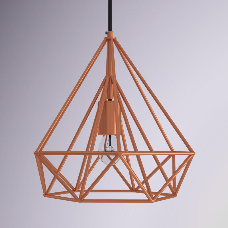 Harmen 1 - Light Single Pendant, Copper, 9.8" H x 9.8" W x 9.8" D