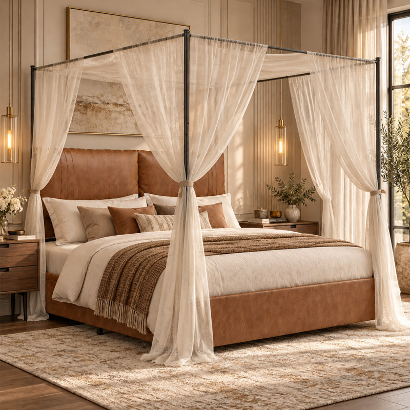 Canopia Canopy Four Poster Platform Bed