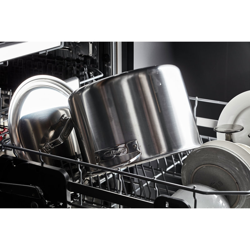 Demeyere Essential 5-Ply 8-Qt Stainless Steel Stock Pot with Lid