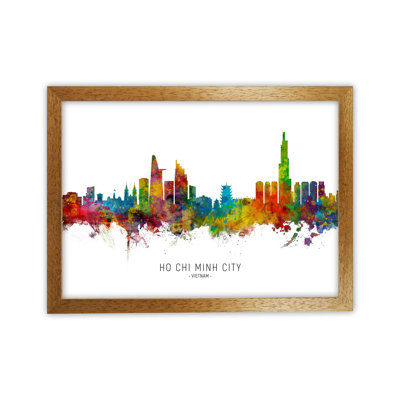 Ho Chi Minh City Vietnam Skyline by Michael Tompsett - Print