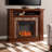Burliegh 48'' W Whiskey Maple Electric Fireplace