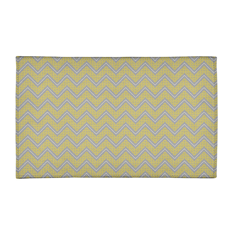 Tapis gris/vert olive à droite tracée à la main, Rectangle 9 pi x 12 pi