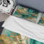 Ensemble de housse de couette en microfibre / polyester Gold and Green dévoilant le lit Energy IV Bedding-765646728