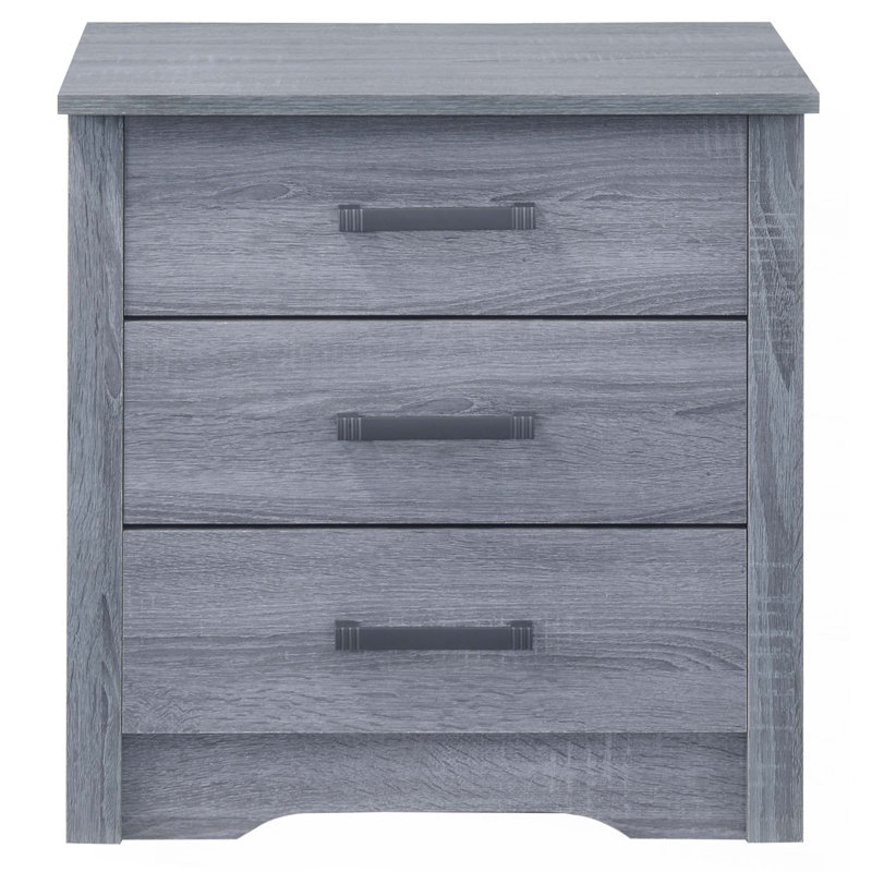 Modern Elegance Nightstand for Bedroom, Gray