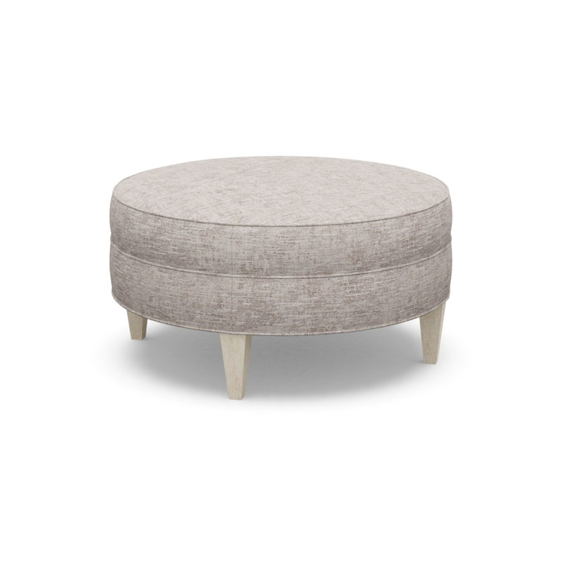 Ottoman Shop Round Ottoman, Sandstone, 9637-80