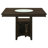 Anastin 52-inch Counter Height Dining Table Cappuccino-1862282428