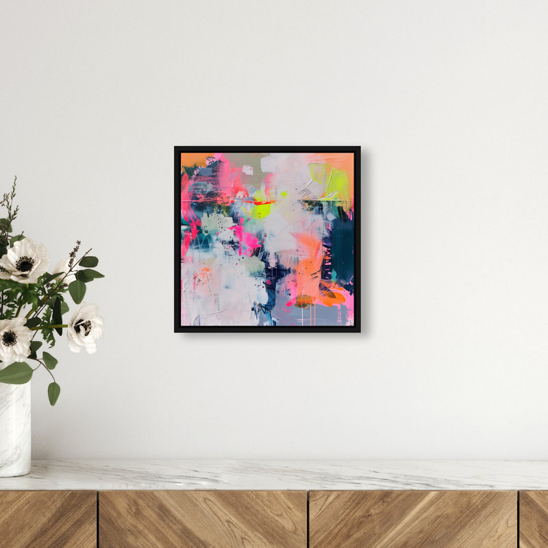Pastel Luminance II Canvas Abstract Print by Oliver Gal, Black Frame, 12 x 12, 13"H x 13"W, Black Frame