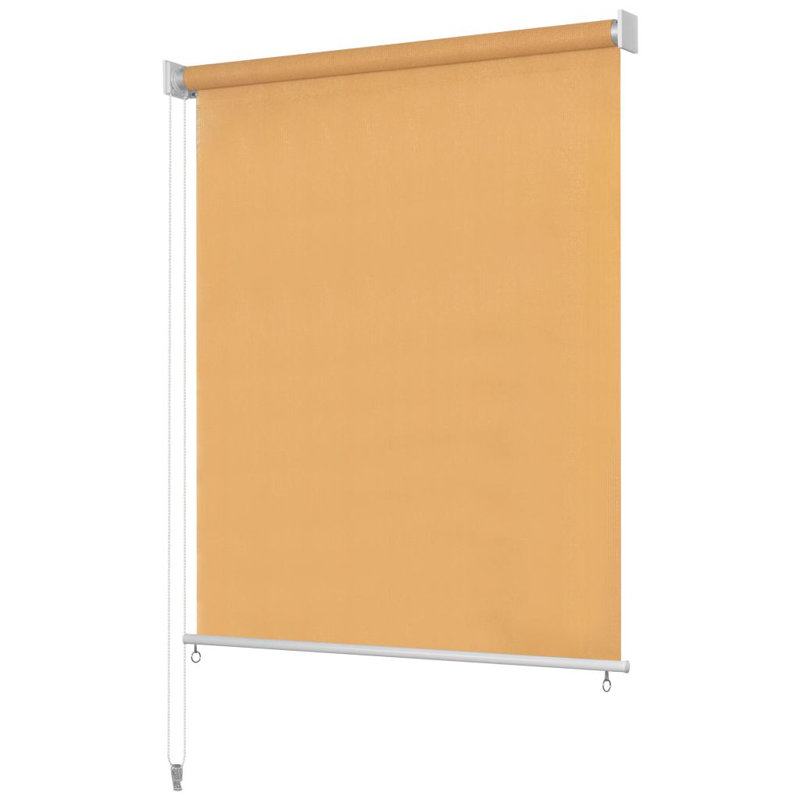 Room Darkening Roll-Up Shade, Beige, 160cm W X 230cm L