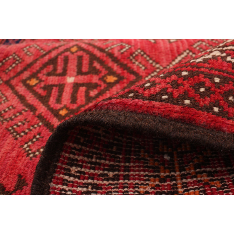Tapis d’intérieur en laine 5 pi 3 po x 9 pi 7 po à la main one-of-kind-noué la 1980 anatolian Colberta
