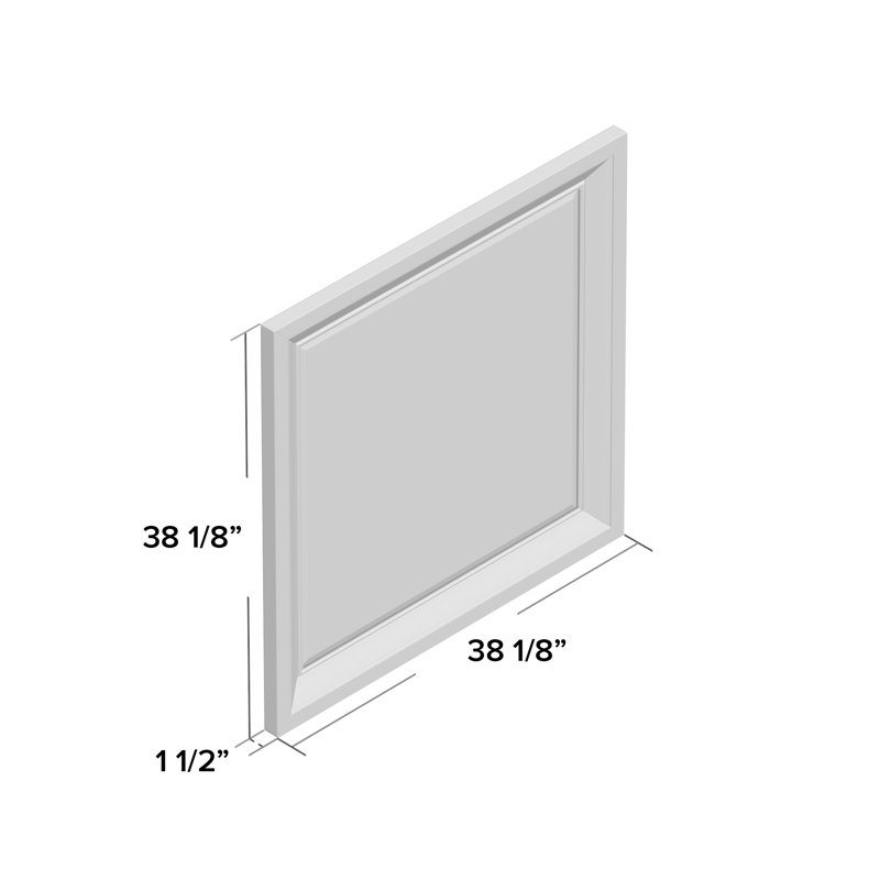 Nixa Wood Wall Mirror, Maple Syrup