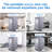 Portable Steam Grey Mini Plus - Personal Home Spa With Generator & Remote. Foldable Chair. Easy Installation. Quick Heating. Ul Accredited. Fabric. 360 Dispersion. Element. Improve Skin Smoothness